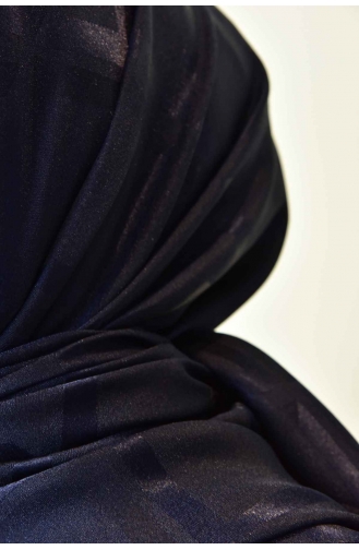 وشاح أزرق كحلي 00002-02