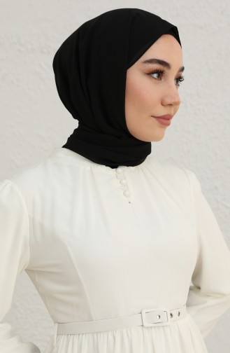 Naturfarbe Hijab Kleider 5725-06