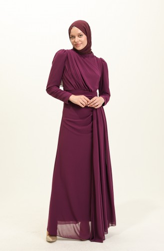 Habillé Hijab Pourpre 5736-01