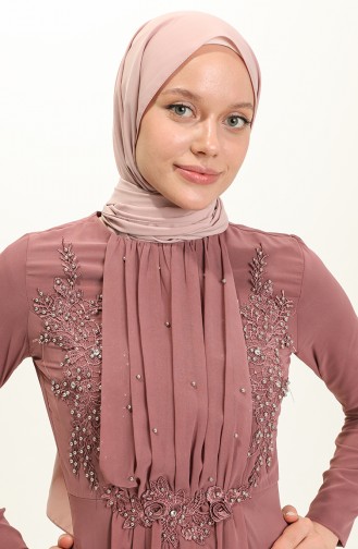 Habillé Hijab Rose Pâle 5589-03