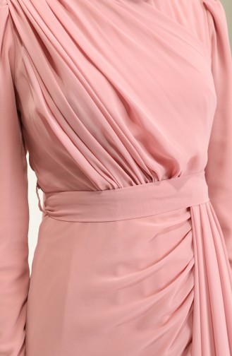 Habillé Hijab Rose 5736-11