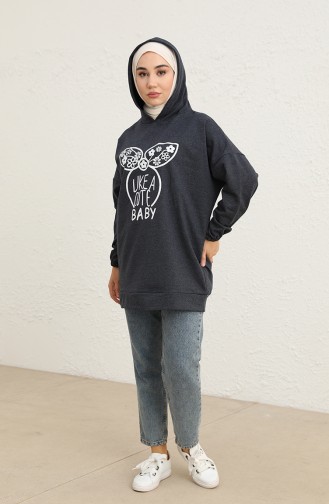 Light Navy Blue Sweatshirt 3434-07