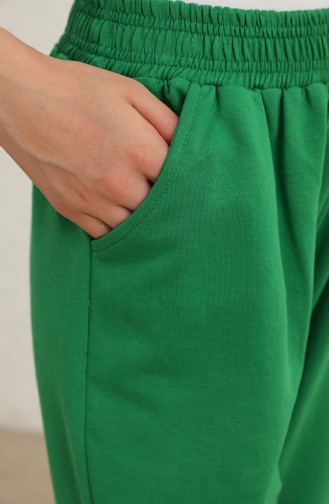 Sweatpants أخضر زمردي 1050-02