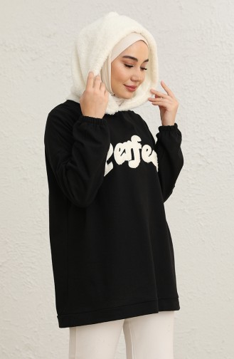 Sweatshirt Noir 3878-01