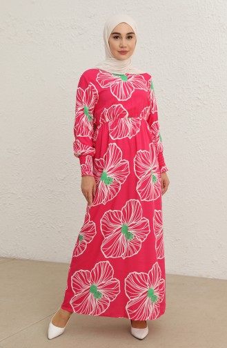 Fuchsia Hijab Kleider 10341-01