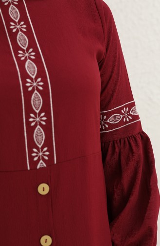 Robe Hijab Bordeaux 3599-01