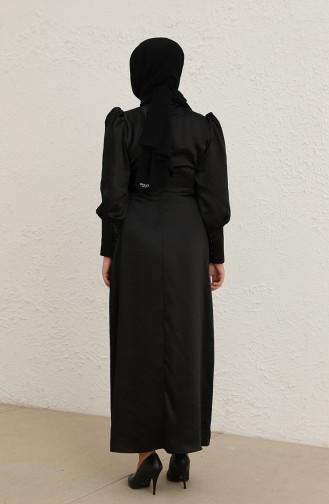 Schwarz Hijab-Abendkleider 2003-01
