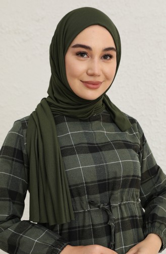 Khaki Hijab Dress 3838-01