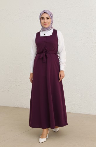 Purple Hijab Dress 7130A-06