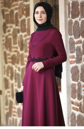 Red Hijab Dress 64