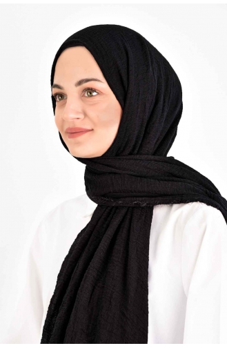 Bürümcük Şal 00009-10 Siyah