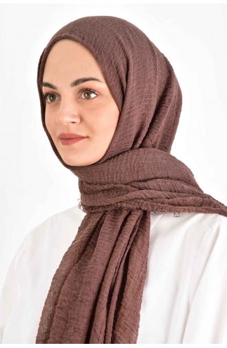 Bürümcük Şal 00009-20 Koyu Kahverengi