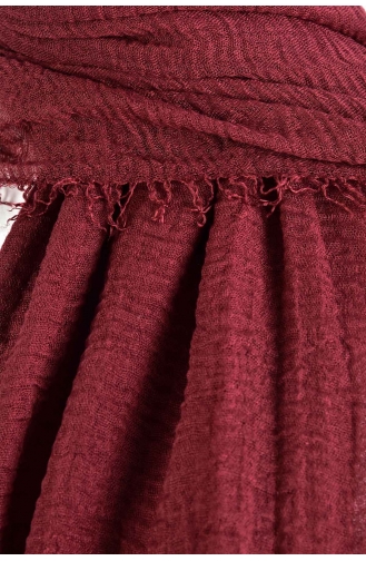 Dark Claret Red Shawl 00009-04