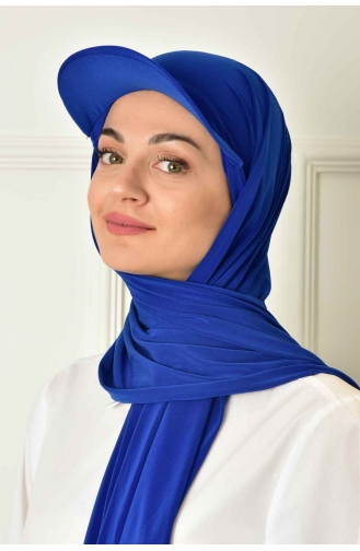 Şapkalı Sandy Şal 00008-21 Saks
