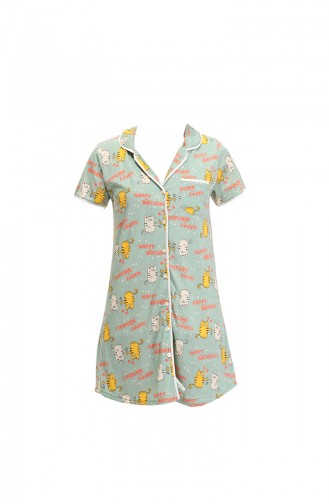 Green Pajamas 2165.Yeşil