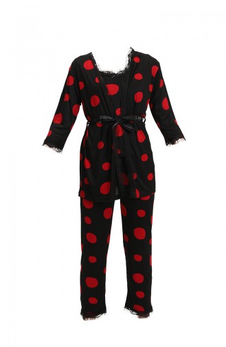 Pyjama Noir 3155.Siyah