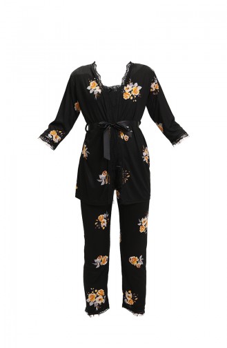 Black Pyjama 3157.Siyah