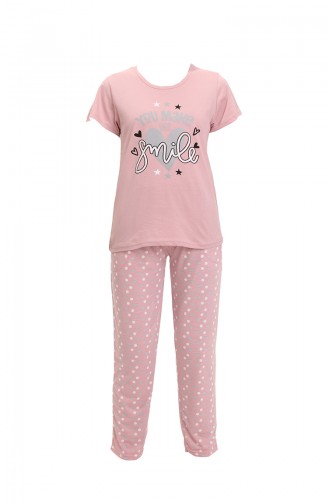 Dusty Rose Pyjama 3225.Gül Kurusu