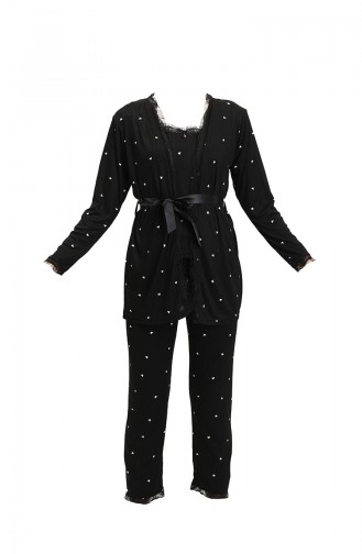 Pyjama Noir 3006.Siyah