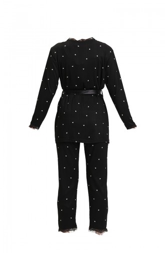 Pyjama Noir 3006.Siyah