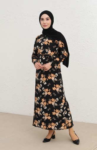 Black Hijab Dress 0100-01