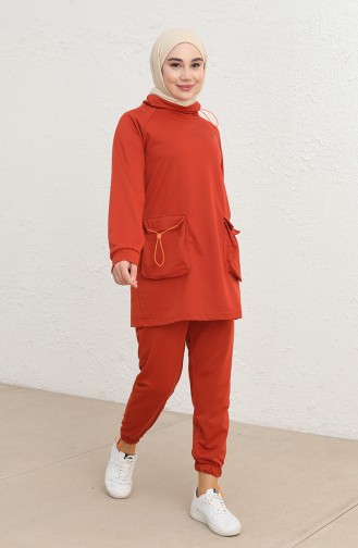 Brick Red Tracksuit 2080-03