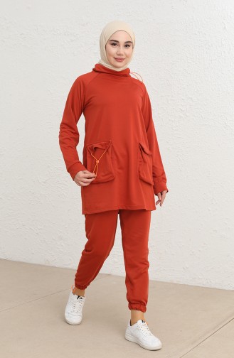 Brick Red Tracksuit 2080-03