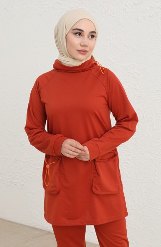 Brick Red Tracksuit 2080-03