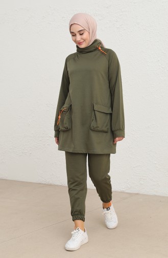 Khaki Tracksuit 2080-04