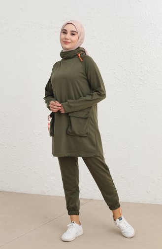 Khaki Tracksuit 2080-04