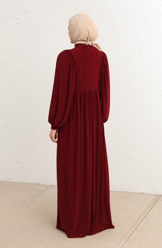 Robe Hijab Bordeaux 228448-01