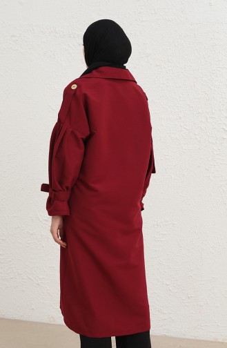 Claret Red Trenchcoat 3789-01