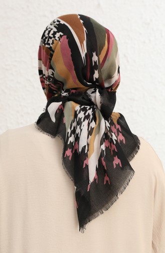 Black Scarf 13193-15