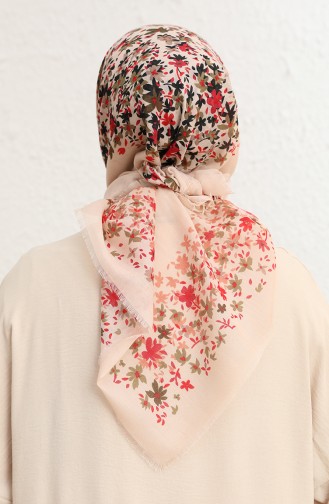 Milk Coffee Scarf 13194-15