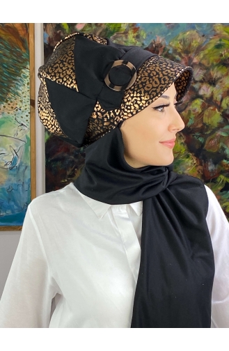 Copper Ready to Wear Turban 19AGS22ŞP21-02