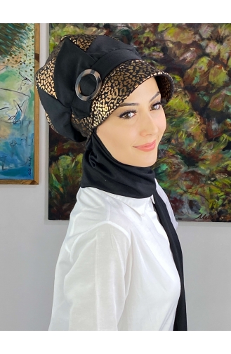 Kupferfarbe Praktischer Turban 19AGS22ŞP21-02