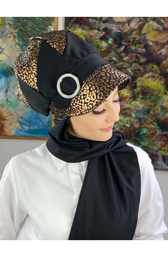 Copper Ready to Wear Turban 19AGS22ŞP21-02