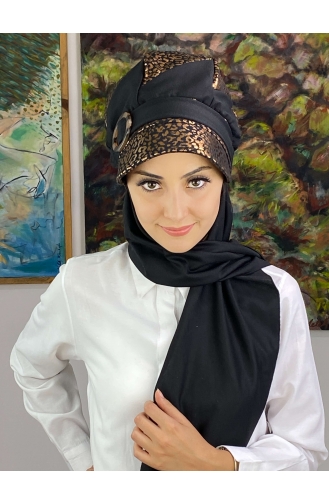 Kupferfarbe Praktischer Turban 19AGS22ŞP21-02