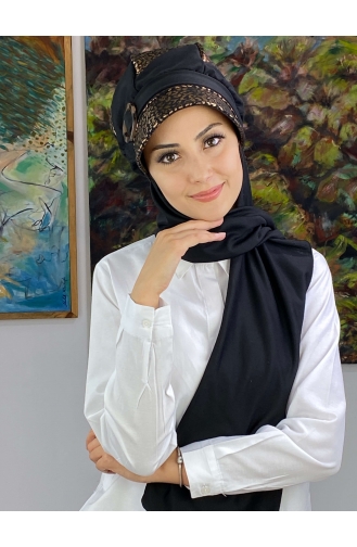 Kupferfarbe Praktischer Turban 19AGS22ŞP21-02