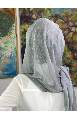 Gray Ready to Wear Turban 19AGS22ŞP22-01