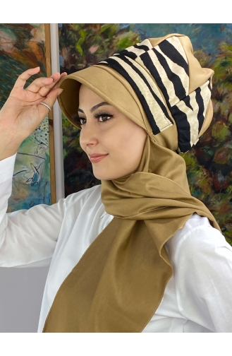 Black Ready to Wear Turban 19AGS22ŞP16-02