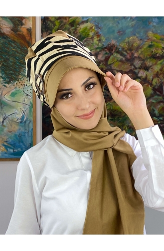 Black Ready to Wear Turban 19AGS22ŞP16-02