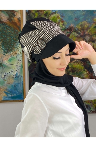 Weiß Praktischer Turban 19AGS22ŞP18-01