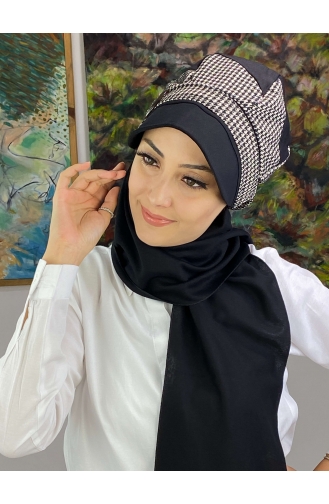 Weiß Praktischer Turban 19AGS22ŞP18-01