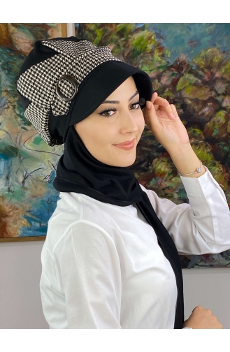 Weiß Praktischer Turban 19AGS22ŞP18-01