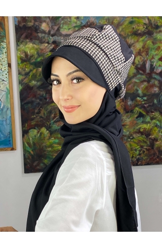 White Ready to wear Turban 19AGS22ŞP18-01