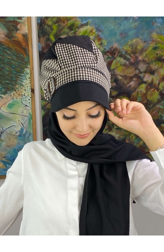 White Ready to Wear Turban 19AGS22ŞP18-01