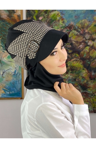 White Ready to wear Turban 19AGS22ŞP18-01