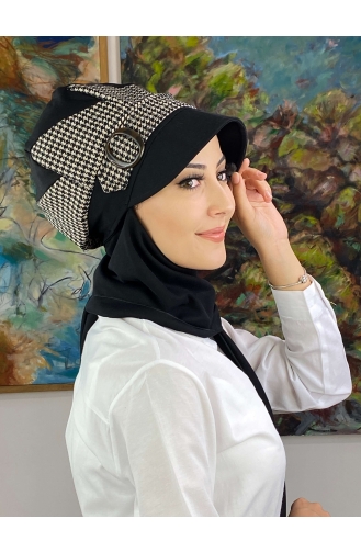 White Ready to wear Turban 19AGS22ŞP18-01