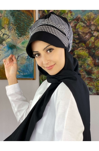 White Ready to wear Turban 19AGS22ŞP03-01